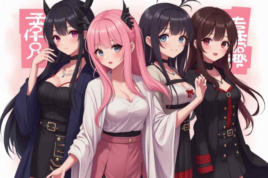 pepper0 siblings, anime-style group of OC characters inspired by Nezuko in fanmade styles.