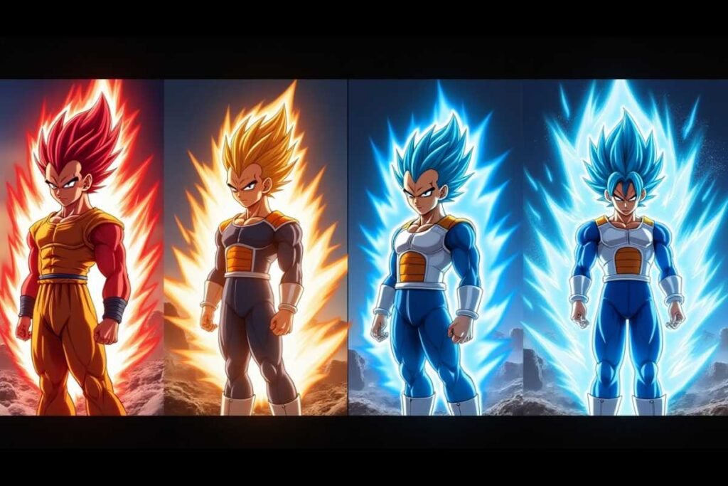 Dragon ball z vegeta super saiyan god