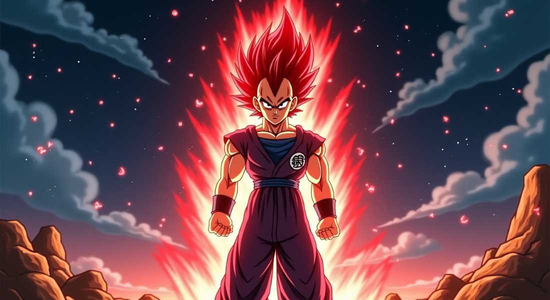 Dragon ball z vegeta super saiyan god