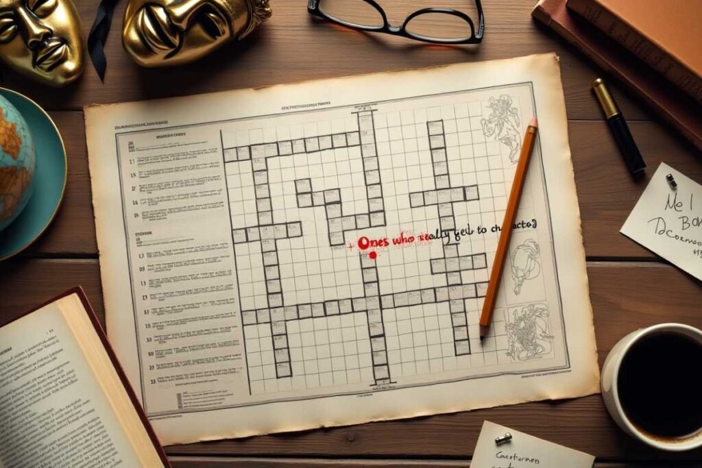 Ones who really get into character crossword clue