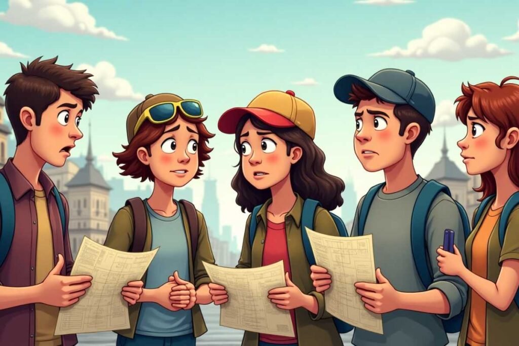 The traveler hired the wrong tour guide