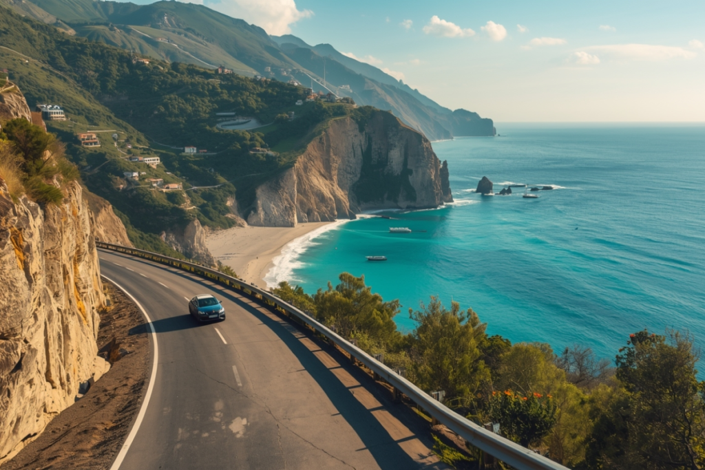 Scenic road to Camehoresbay