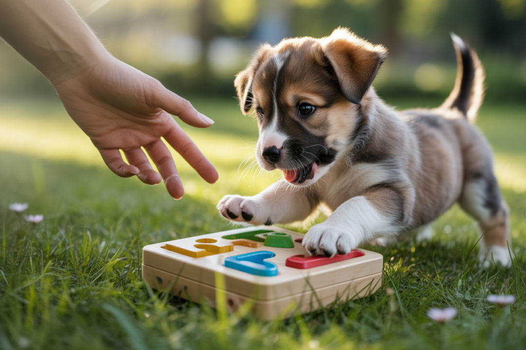 Puppy mental and physical play