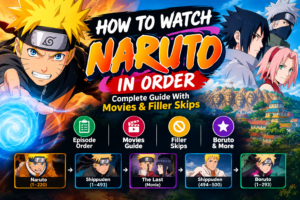 How to watch Naruto in order with movies and filler skips