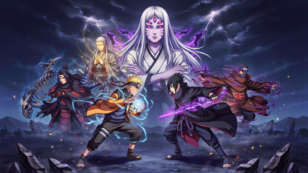 Strongest Naruto characters including Kaguya, Hagoromo, Naruto,