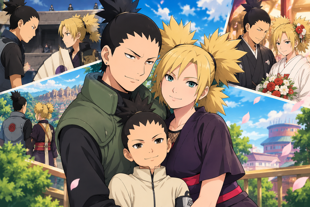 The answer to Who Does Shikamaru Marry and the Naruto manga epilogue confirms that they have a son named Shikadai.